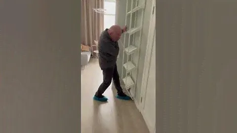 Складная фронтально лестница