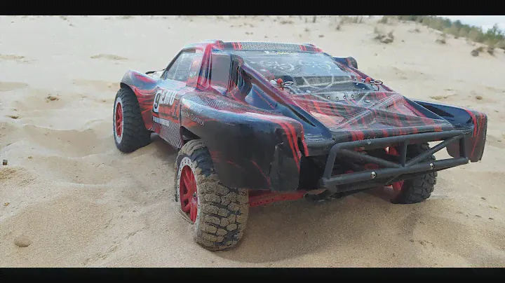 Remo Hobby 9emu 1025 - Тест по песку Lipo 3s