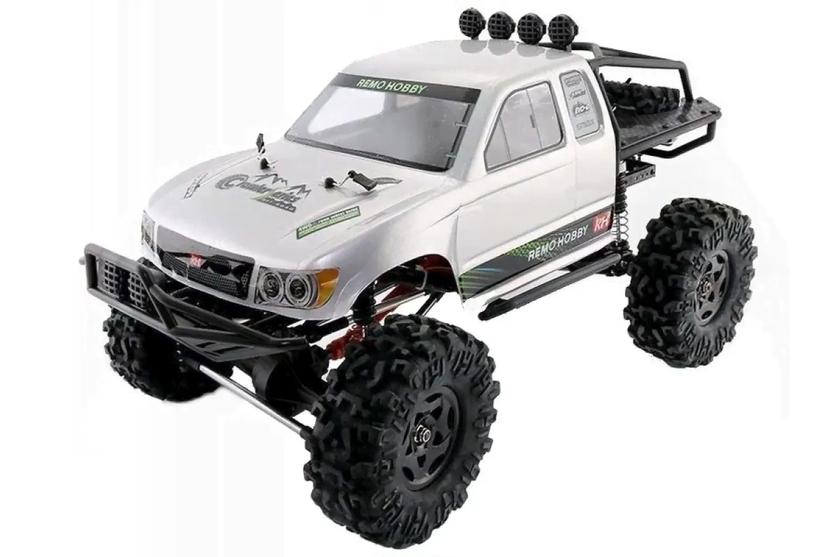 Радиоуправляемый краулер Remo Hobby Trial Rigs Truck (серебристый) 4WD 2.4G 1/10 RTR