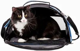 Pet Hobby Сумка-переноска средняя полукруглая для кошек и собак мелкого размера, 40х21х25 см