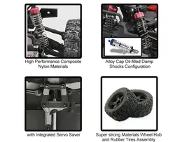 Радиоуправляемый монстр Remo Hobby RH1031PRO 4WD RTR масштаб 1:10 2.4G - RH1031PRO-BLUE