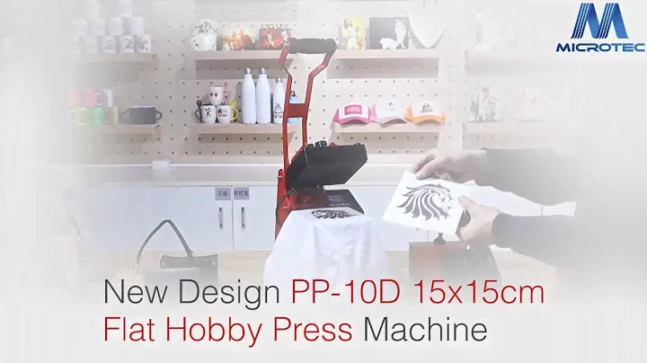 New Design PP-10D 15x15cm Flat Hobby Press Machine