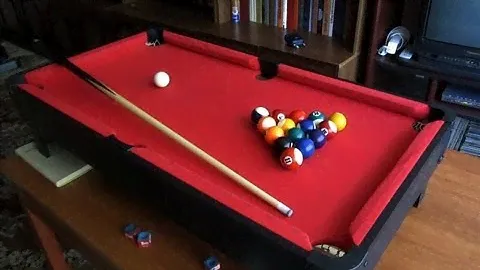 Играем в мини-бильярд дома - 1 (Play mini pool table at home)