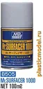 Gunze Sangyo B-505 B-505 Mr. Surfacer 1000, Mr. Hobby spray, 100 ml. (Грунт-шпатлёвка 1000 серый, аэрозоль, 100 мл)