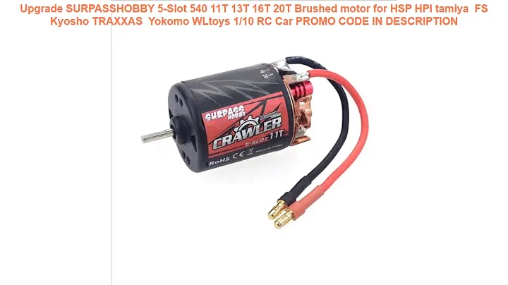 Recenzja  Upgrade SURPASSHOBBY 5-Slot 540 11T 13T 16T 20T Brushed motor for HSP HPI tamiya  FS  Ky