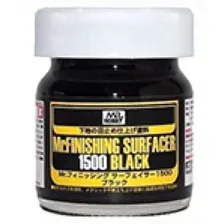 SF-288 Mr.Hobby Грунтовка MR.FINISHING SURFACER 1500 BLACK 40мл.