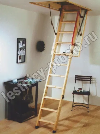 Чердачная складная лестница HOBBY 26-0