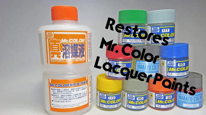 Восполняющее средство для красок Mr. Color Paints -Демонстрация-