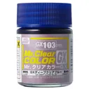 Mr. Hobby GX103 Лак эмалевый глянцевый Deep Clear Blue 18ml GX103